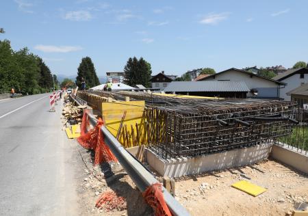 Foto1_Gradnja kolesarske steze lepo napreduje